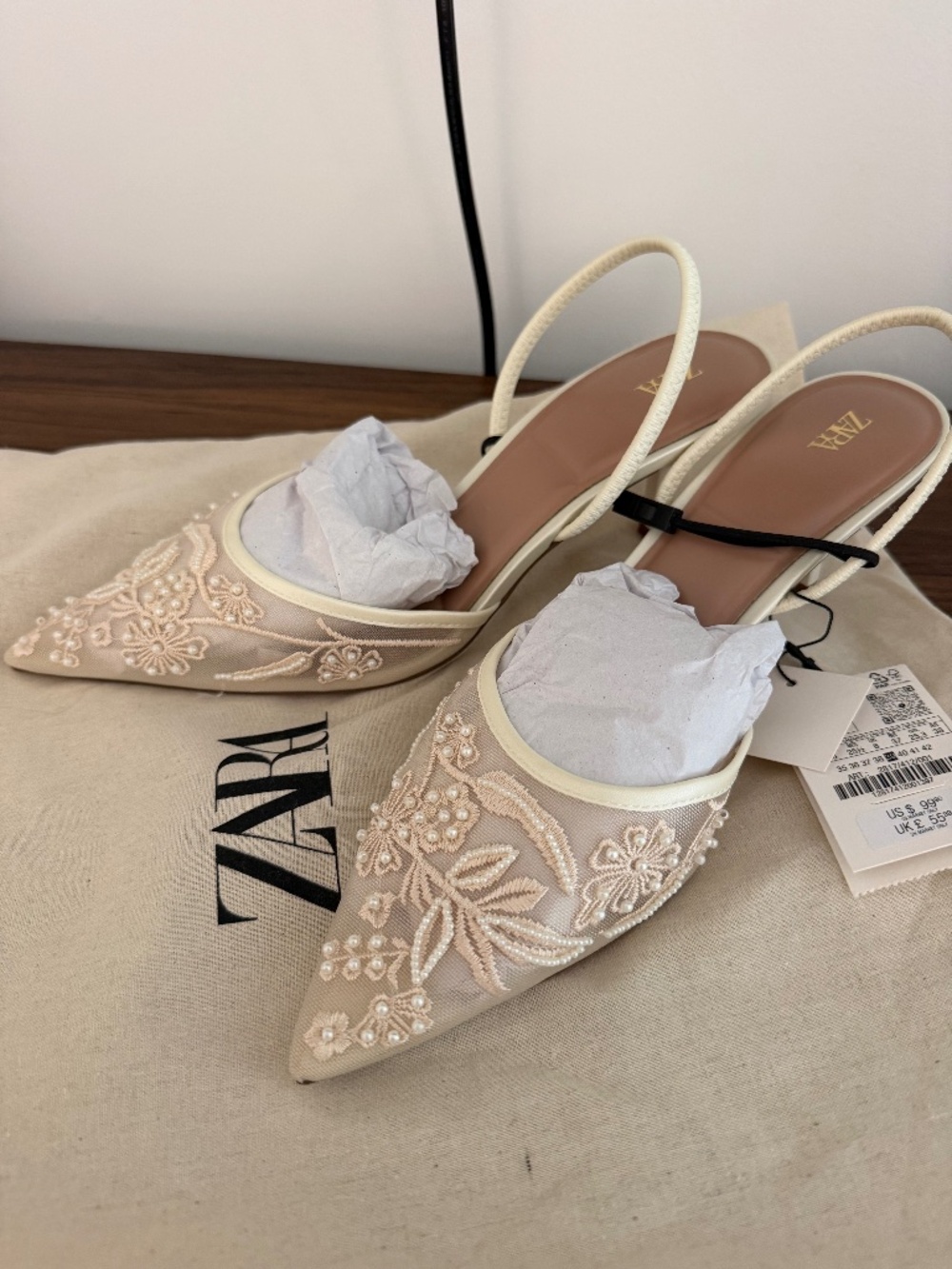Zara Bridal Heels